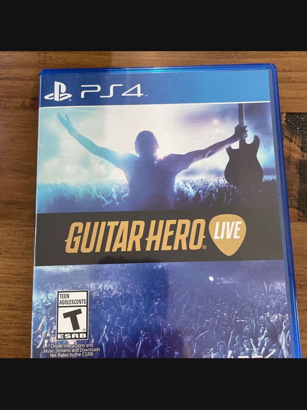 Guitar Hero Live PS4 Game - Blue and Black Cover
